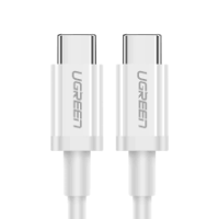 

                                    UGREEN Type C Male to Type C Male 2.0 Data Cable White 1M